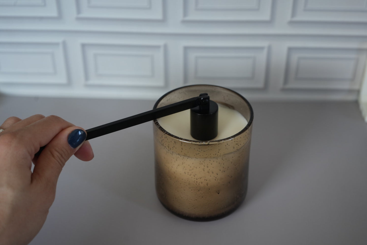 Upscale Black Candle Snuffer