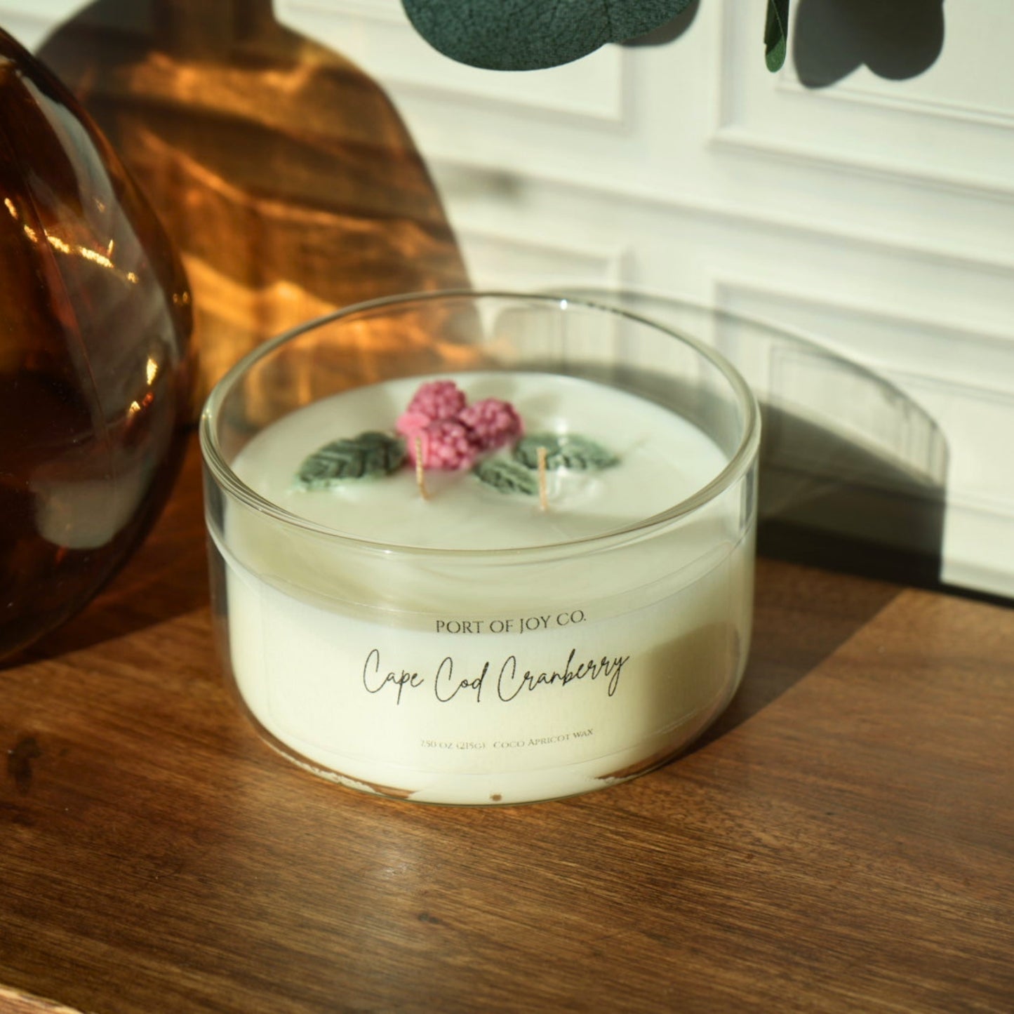 Cape Cod Cranberry 2-Wick Candle - Cranberry & Citrus