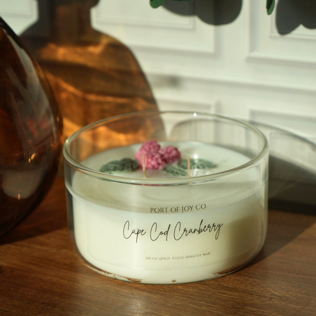 Cape Cod Cranberry 2-Wick Candle - Cranberry & Citrus