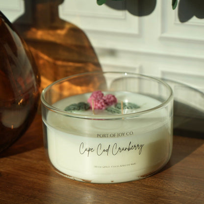 Cape Cod Cranberry 2-Wick Candle - Cranberry & Citrus