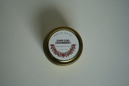 Cranberry & Orange Fall Tin Candle | Cape Cod Inspired Holiday