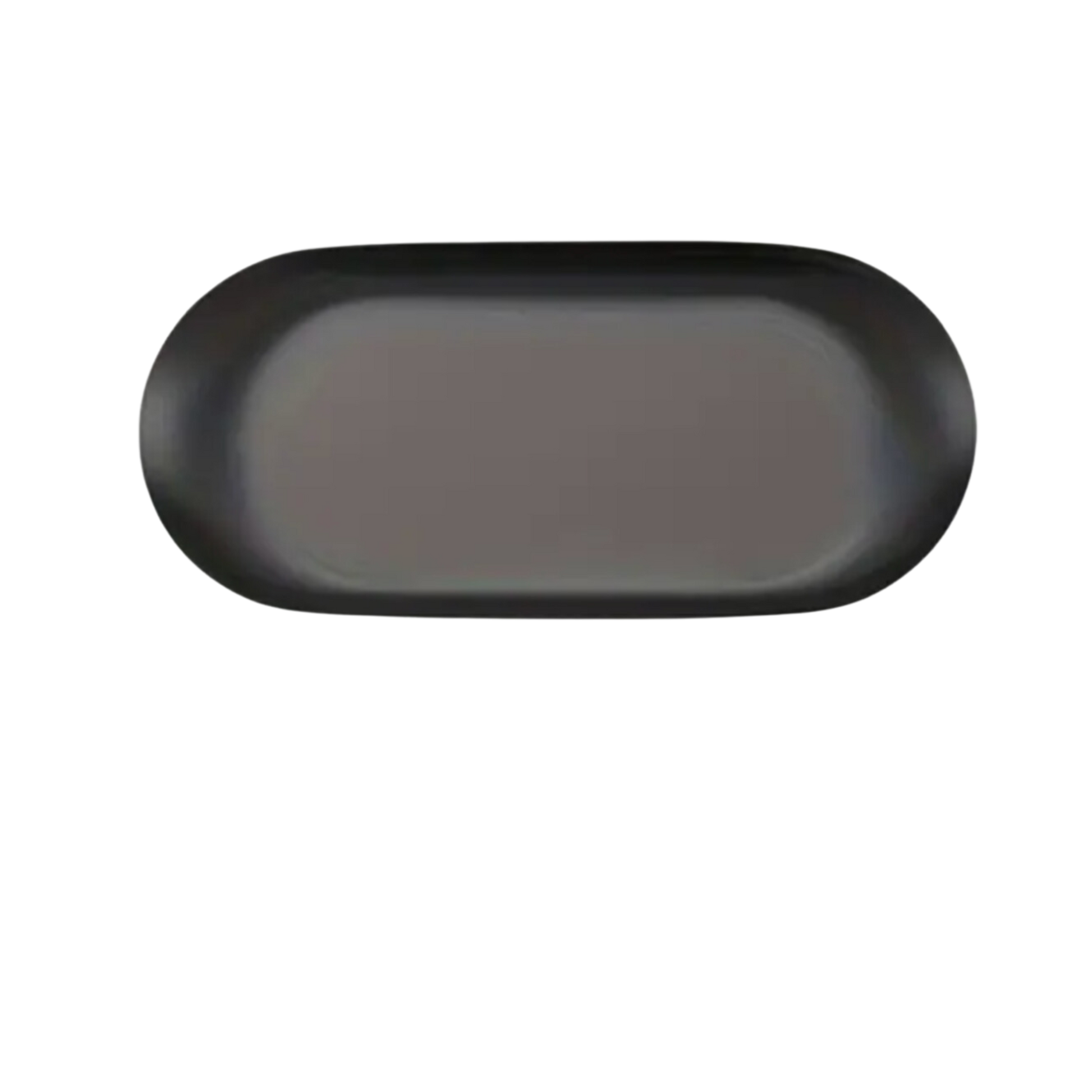 black metal tray for candles and catchall