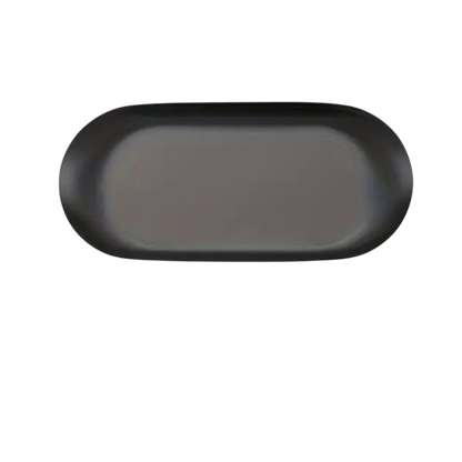 black metal tray for candles and catchall