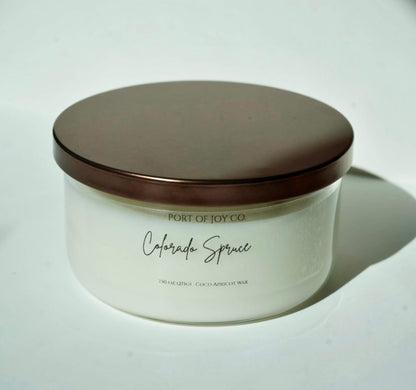 Winter Colorado Spruce 2-Wick Candle | Pine & Cedarwood