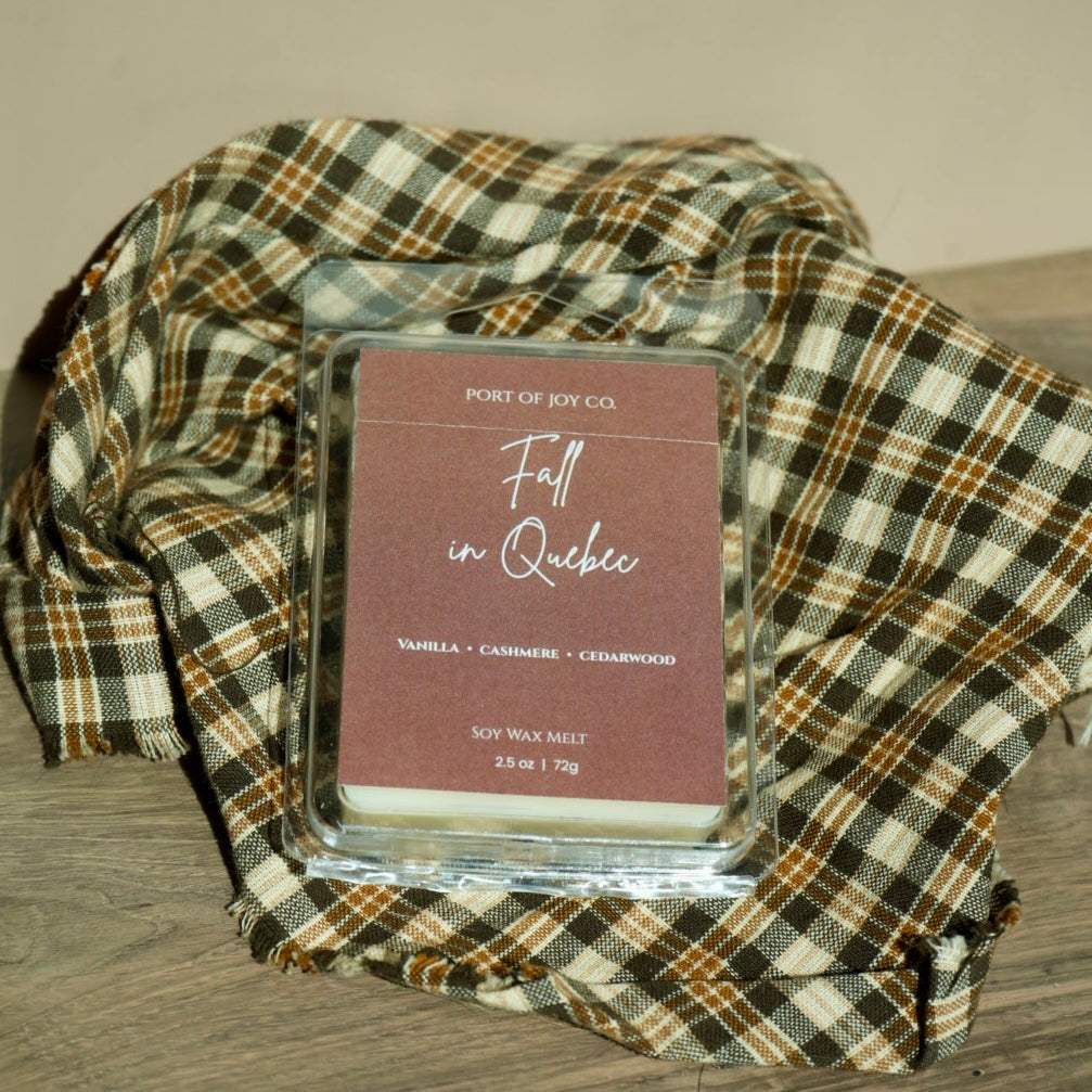 Fall in Quebec | Cashmere & Cedar Soy Wax Melts