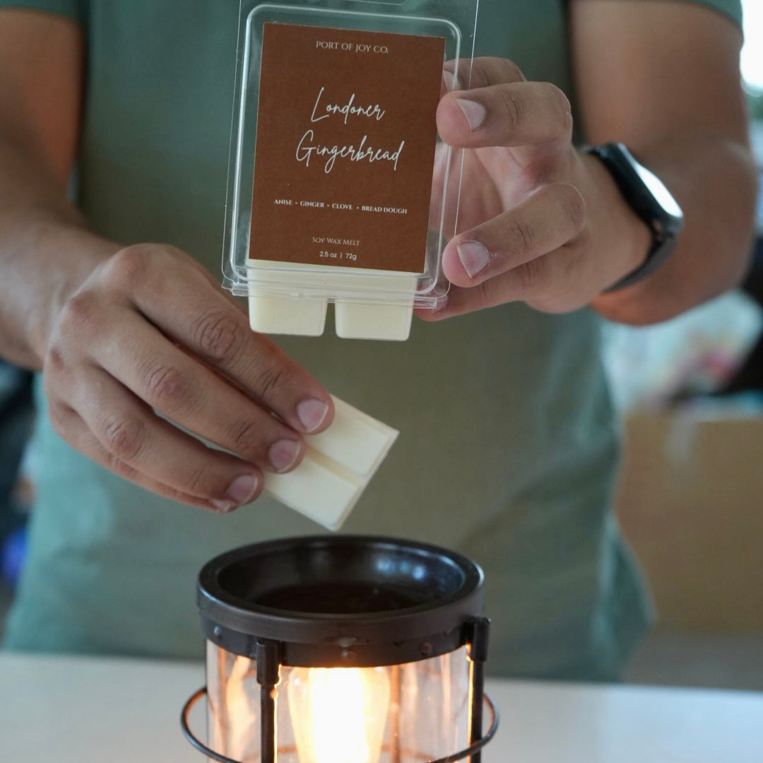 Holiday gingerbread wax melts gift for Christmas