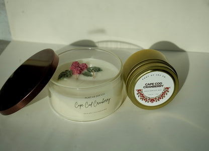 Cape Cod Cranberry Candle | Cranberry & Citrus Travel Tin