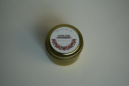 Cranberry & Orange Fall Tin Candle | Cape Cod Inspired Holiday