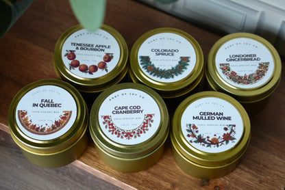Cape Cod Cranberry Candle | Cranberry & Citrus Travel Tin