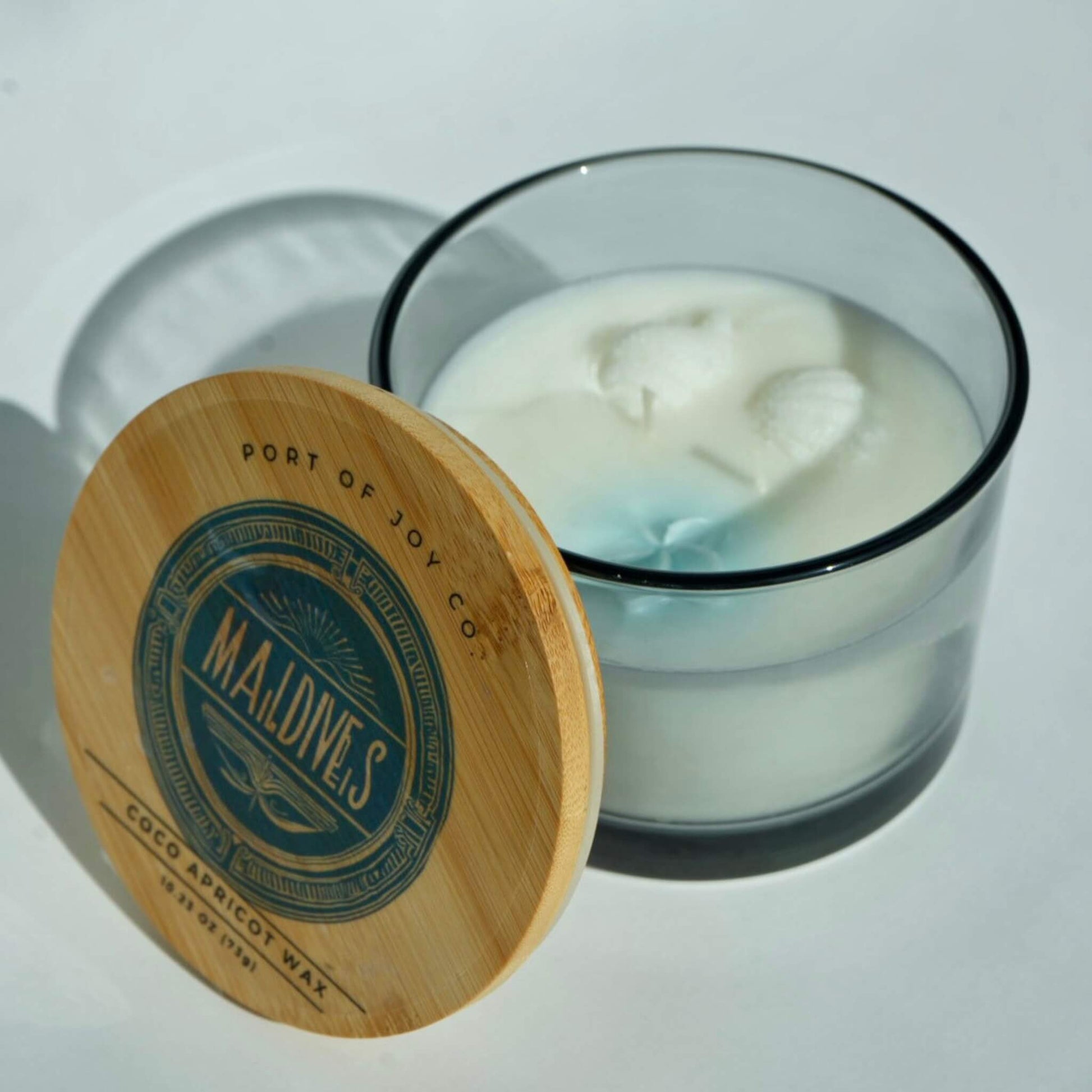 maldives bungalow candle open