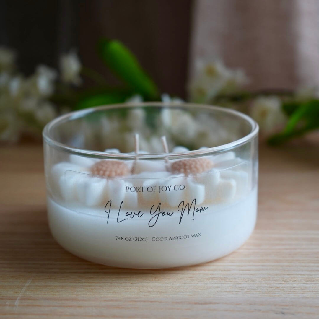 Mother's Day Scented Candle For Mom - Lavender Driftwood & Bamboo