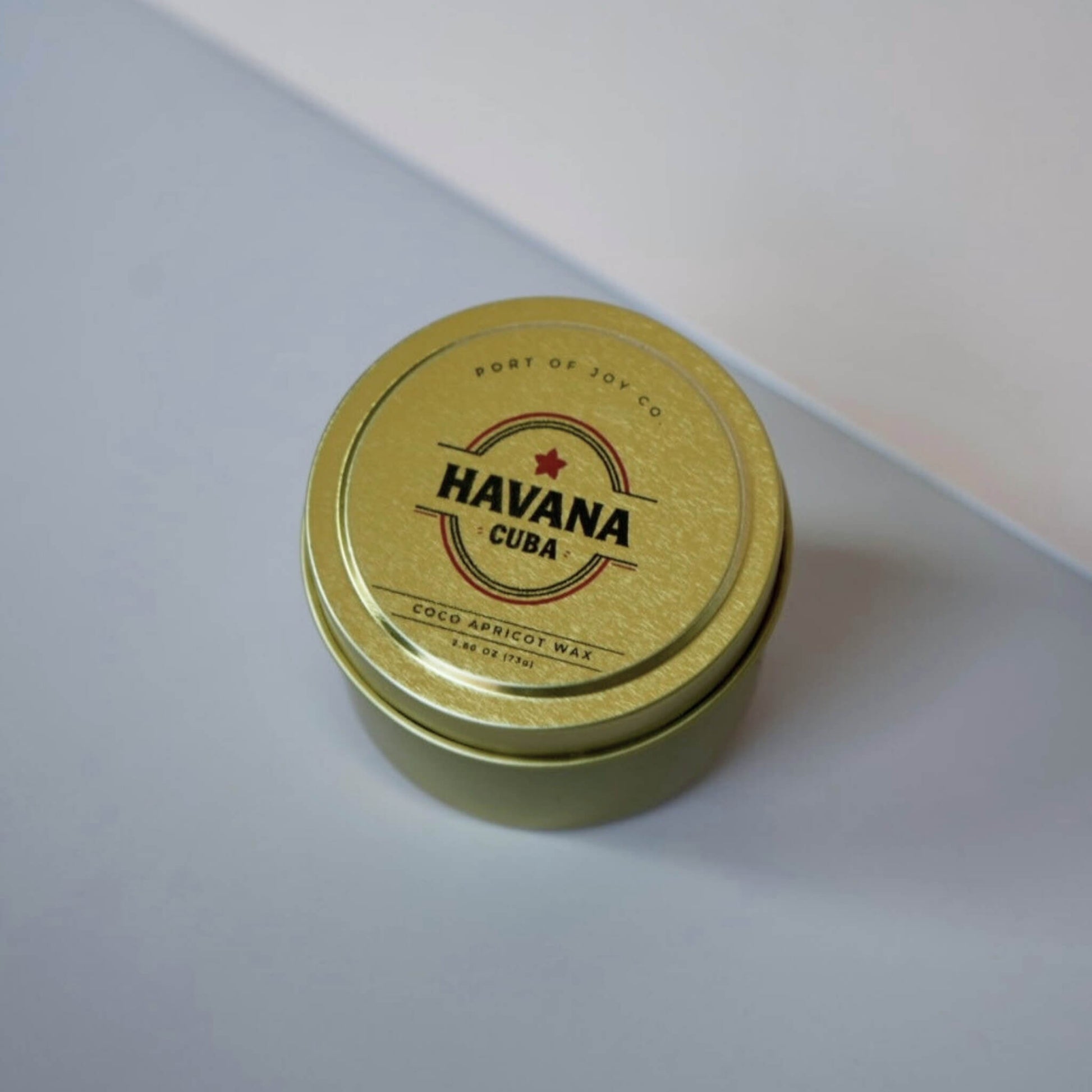 travel size havana candle for men and beach enthusiats