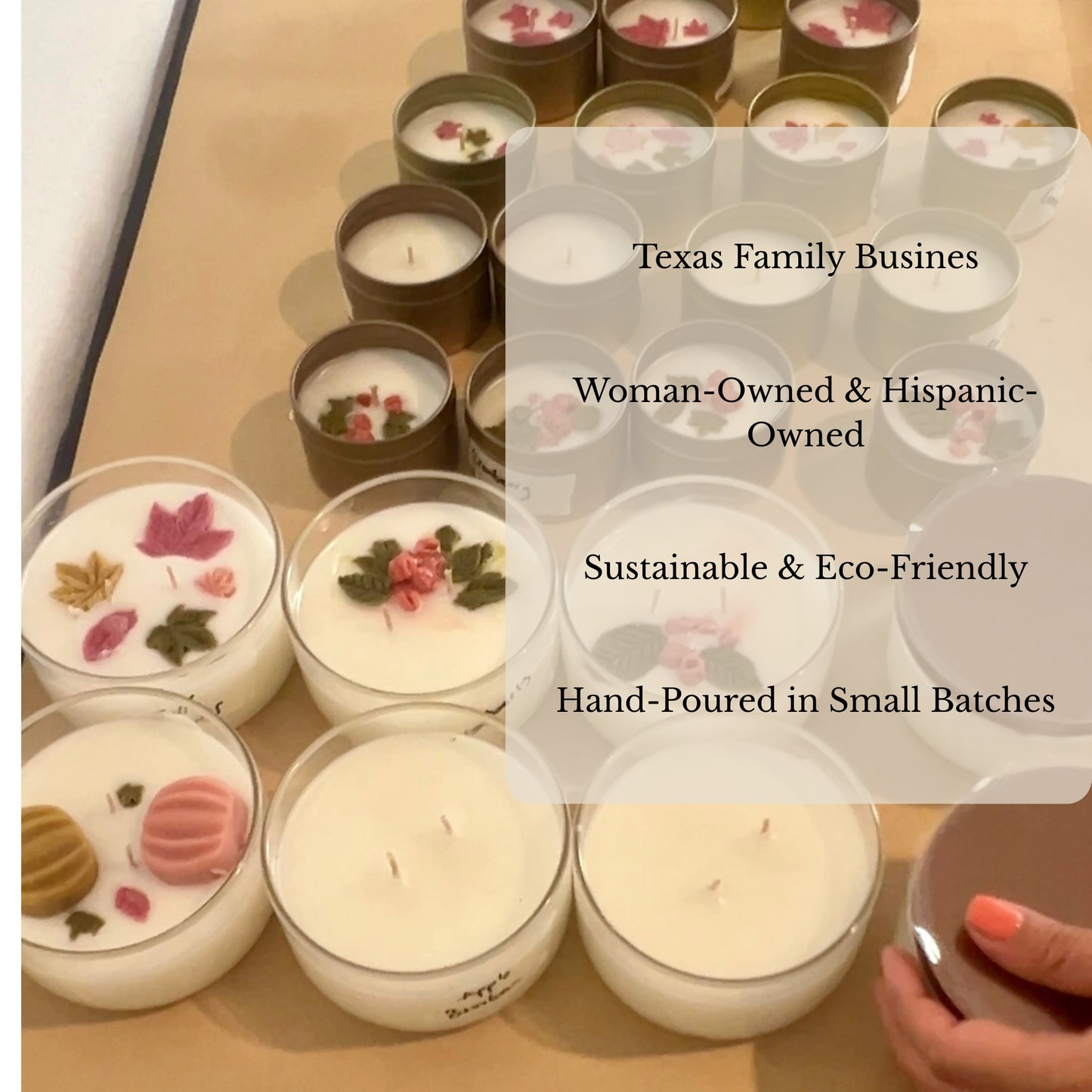 Port of Joy core values — a Texas family-owned small business creating handmade, sustainable, small-batch candles with eco-friendly ingredients and hand-poured craftsmanship.