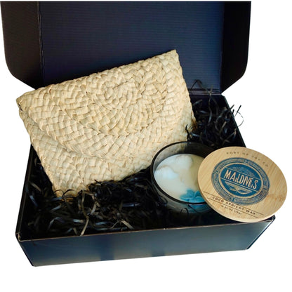 Mother’s Day Gift Box – Maldives Candle & Summer Purse