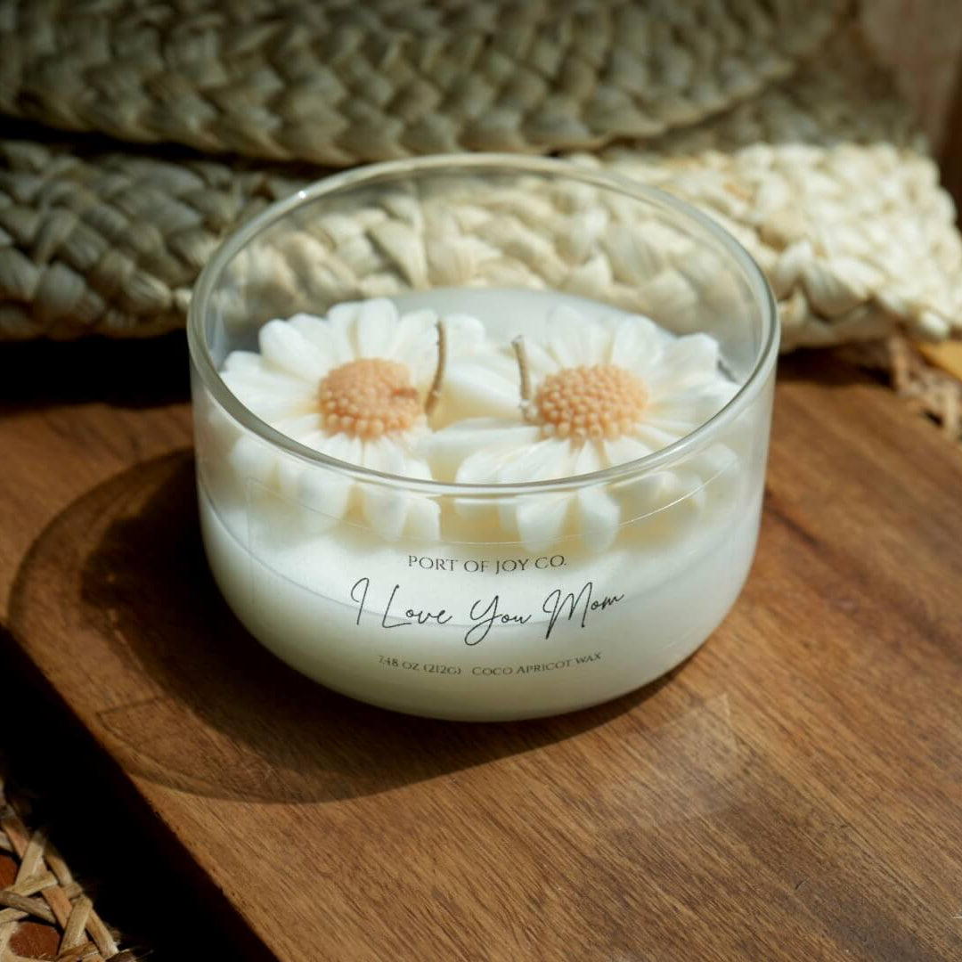 Mother's Day Scented Candle For Mom - Lavender Driftwood & Bamboo