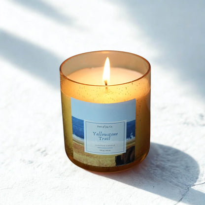 yellowstone candle gift light up 